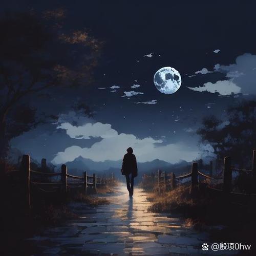 一个人看月亮伤感说说