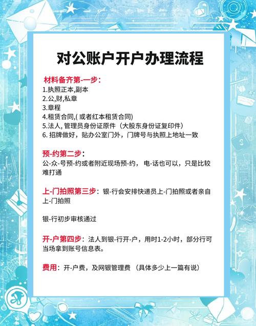 对公账户注销步骤