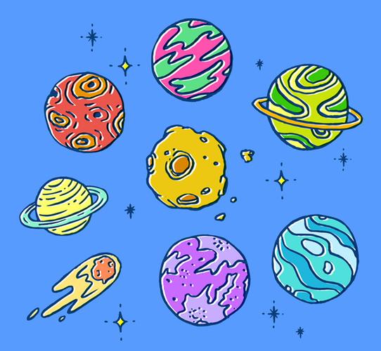 星球by色彩
