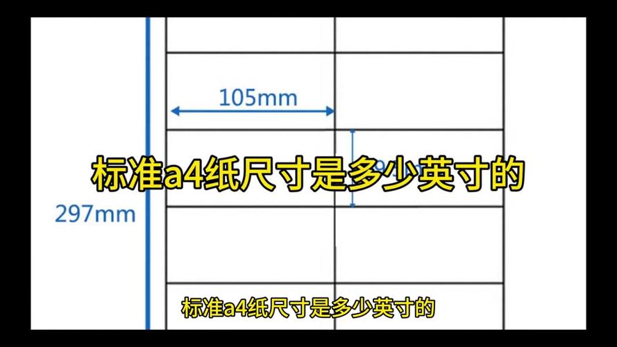 打印机a4纸的尺寸是多少