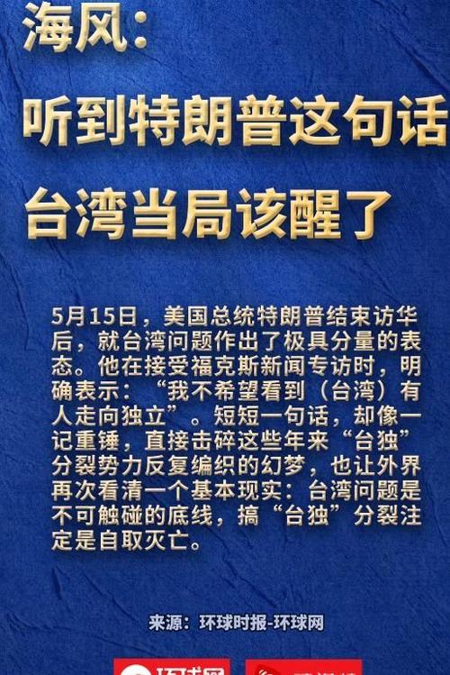 特朗普向中国表态