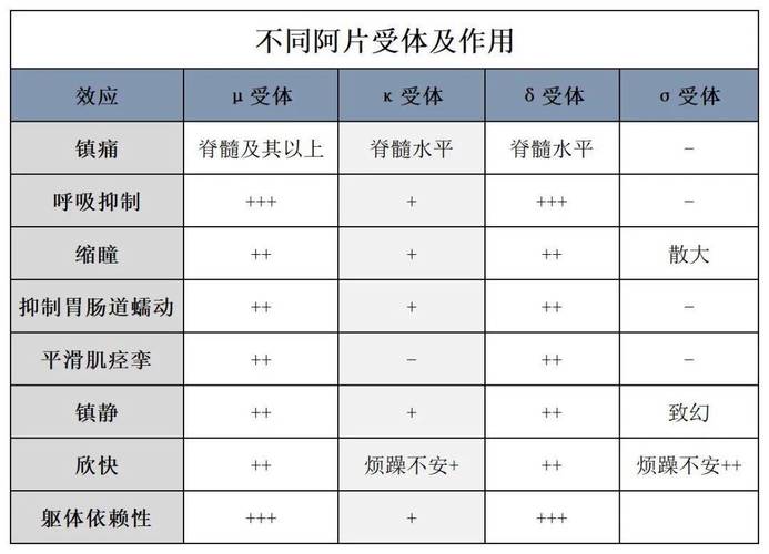 阿片类药物分类