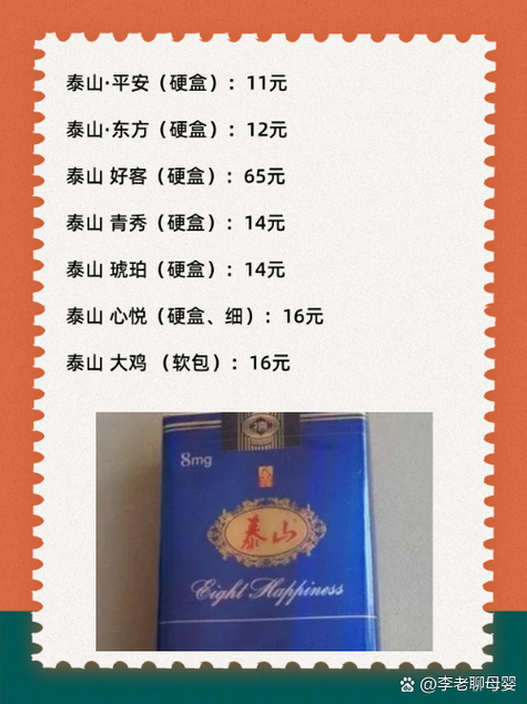 山东香烟价格图片表大全游戏截图