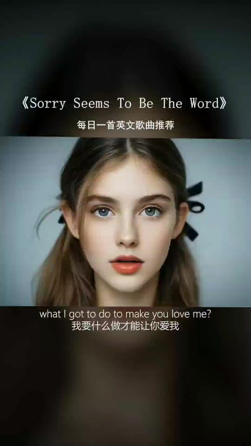 sorry英文歌