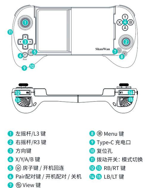 迪龙游戏手柄手机怎么设置按键