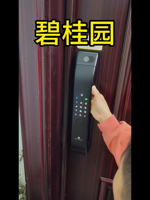 碧桂园的门锁换智能锁