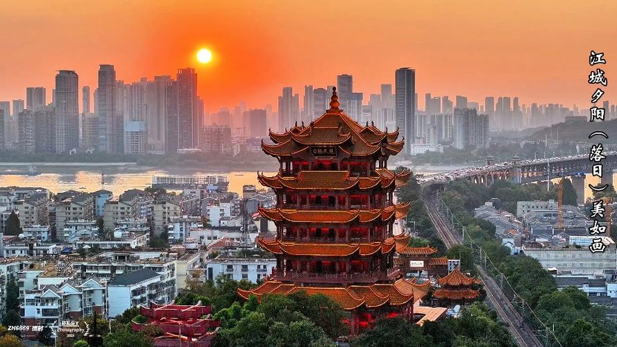 武汉黄鹤楼照片高清图片