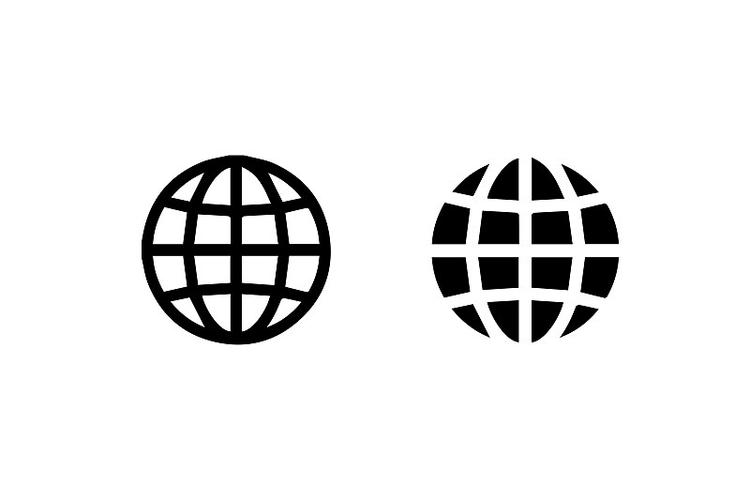 网络图标变成地球形状