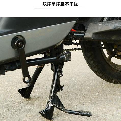 电瓶车脚架怎么放下来
