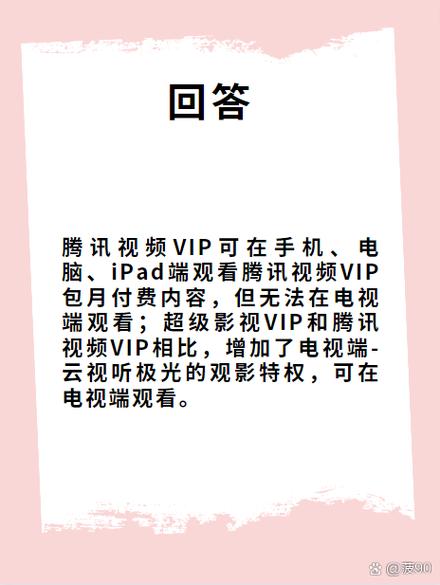 腾讯视频vipipad可以用吗