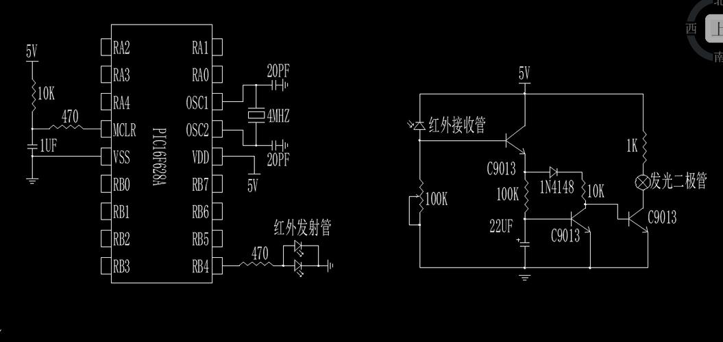 遥控器接收器接线图缩略图