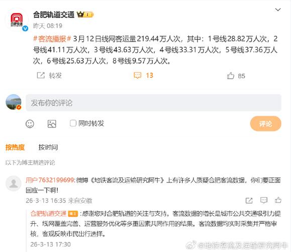 合肥地铁微博