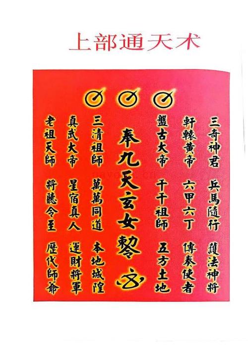 九天玄女灵符