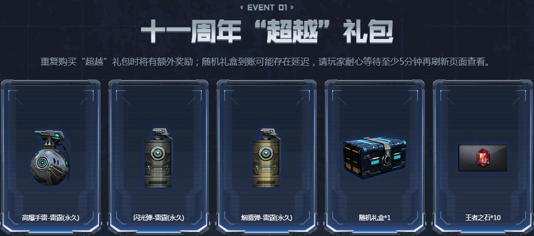 cf炫活动礼包领取