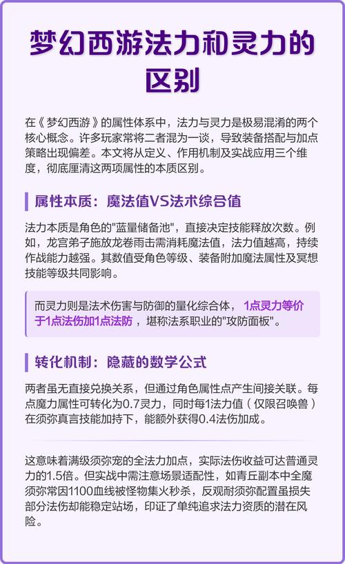 法术和灵力有什么区别