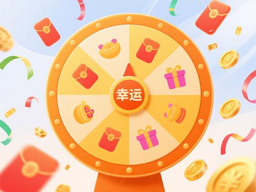 手机弹出红包抽奖广告图标