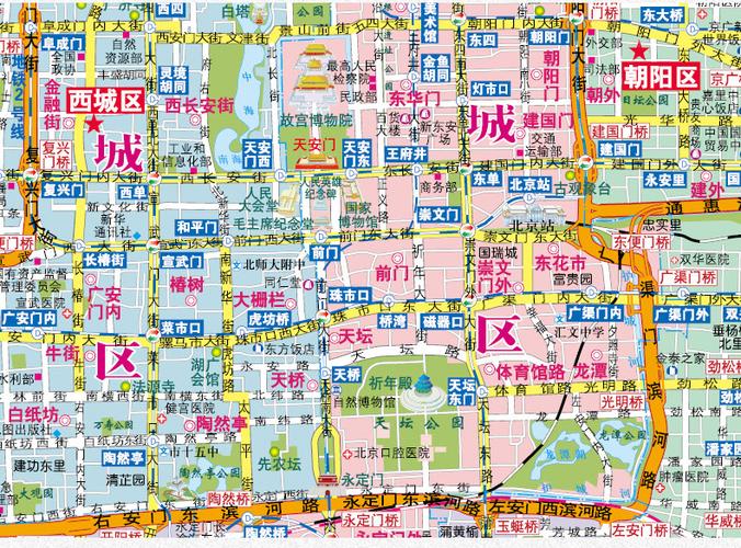 北京城区地图