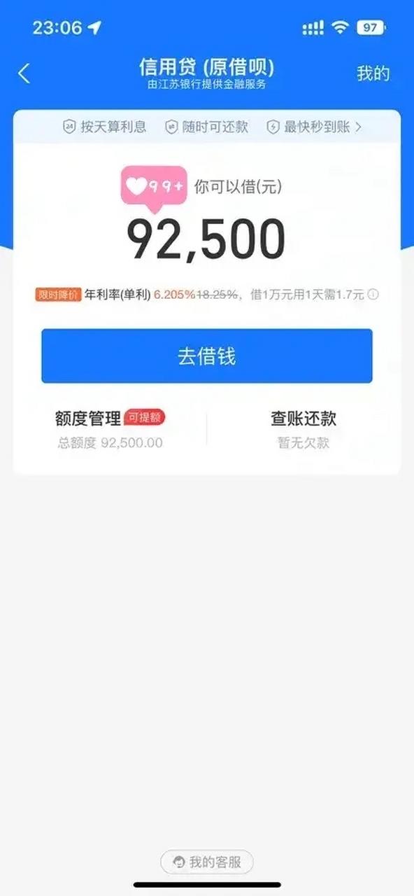 借呗额度