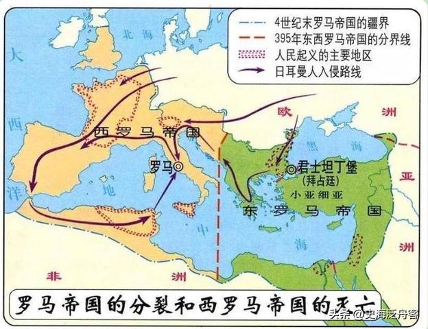 罗马帝国是怎么灭亡的