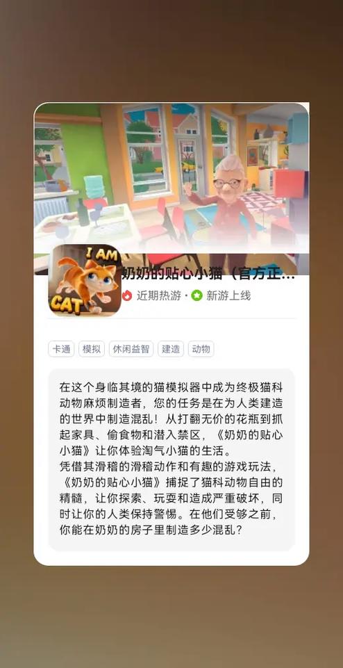 《奶奶贴心小猫》正版下载
