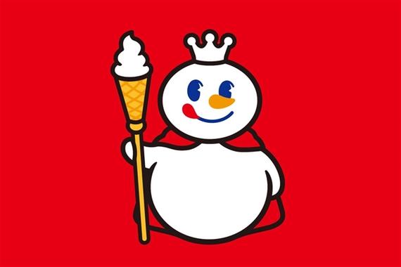 蜜雪冰城图标小雪人图标