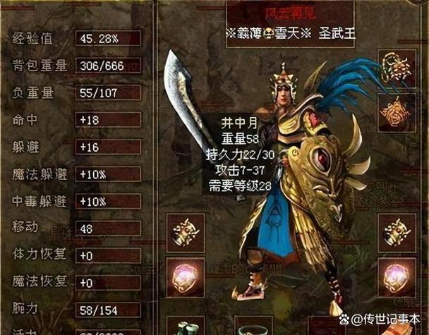 传奇世界套装大全