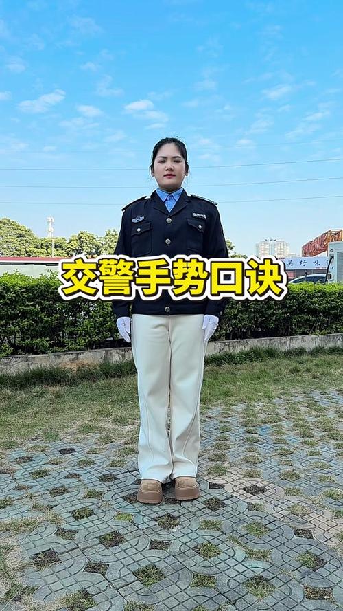 交警手势8个动作视频