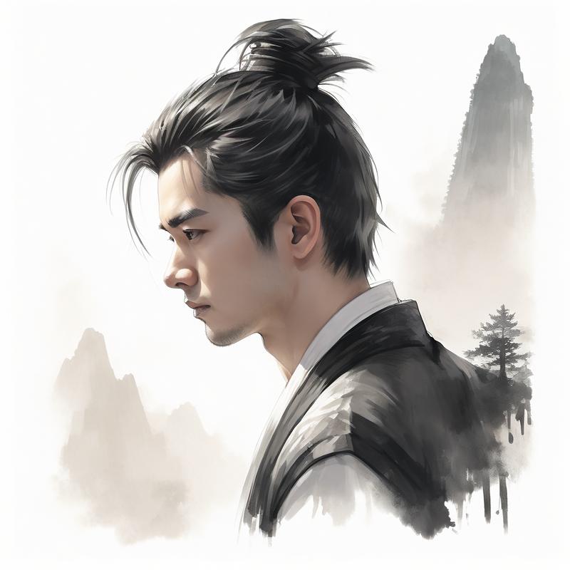 黑白漫画风截图