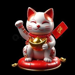 形容招财猫的成语
