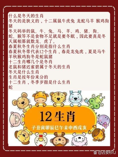 十二生肖冬肖是哪几肖缩略图