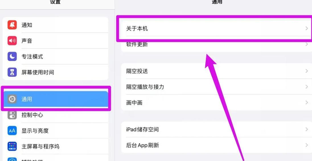 ipad怎么查型号