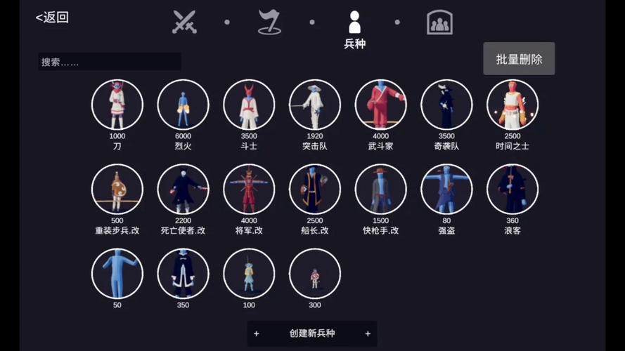 全面战争模拟器所有兵种