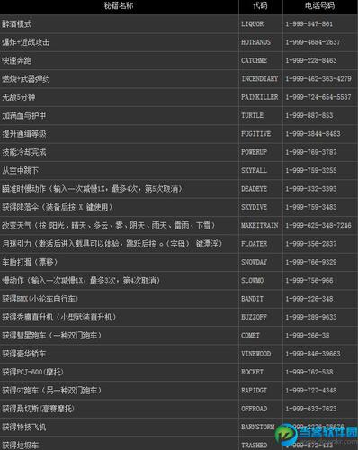 psp侠盗猎车罪恶都市作弊码游戏截图