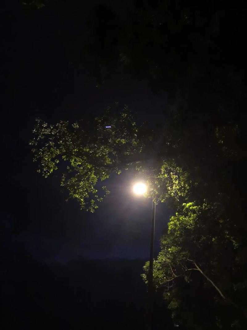 手机拍路灯为什么一直是光束