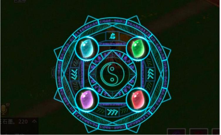 问道手游神秘房间水晶顺序图解