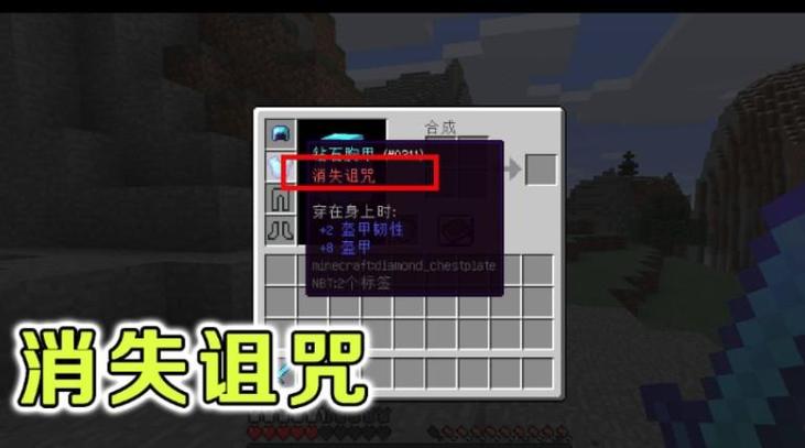 我的世界中的消失诅咒有什么用