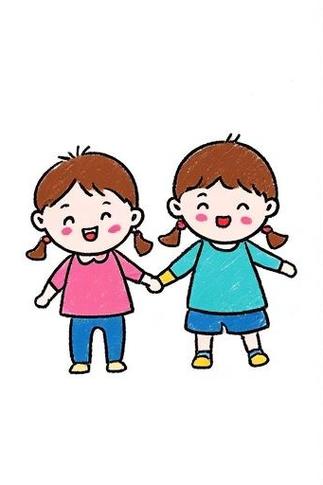 小朋友一起玩简笔画