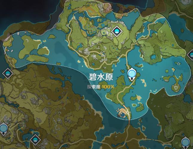 原神碧水源区域图示