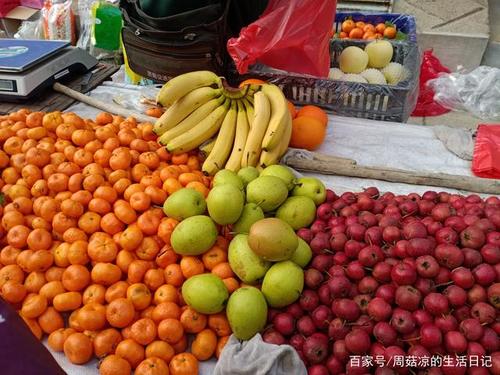 赶集卖水果