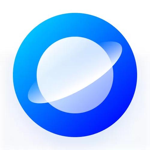 浏览器蓝色圆圈图标缩略图