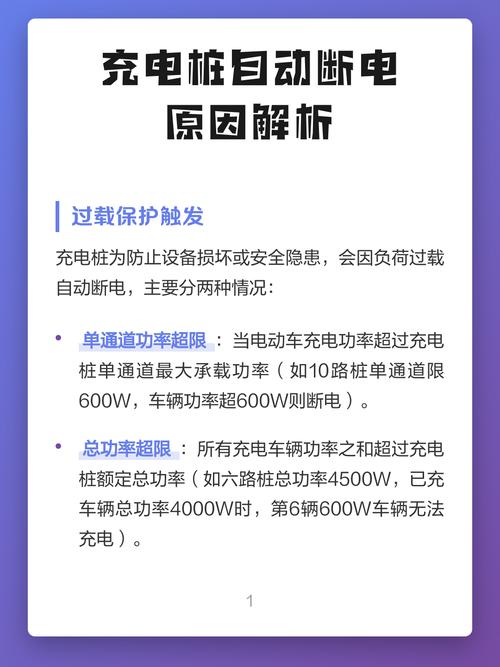 充电桩自动断电原因缩略图