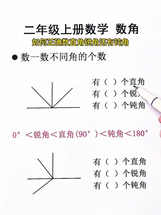 二年级看图数角