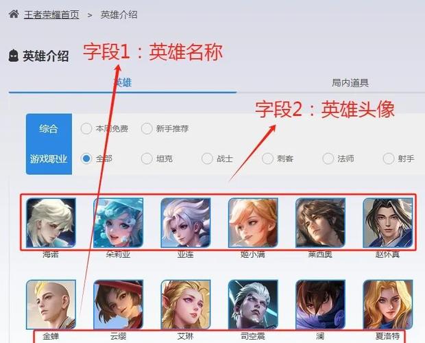 王者荣耀头像锁定英雄顺序