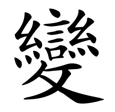 变的繁体