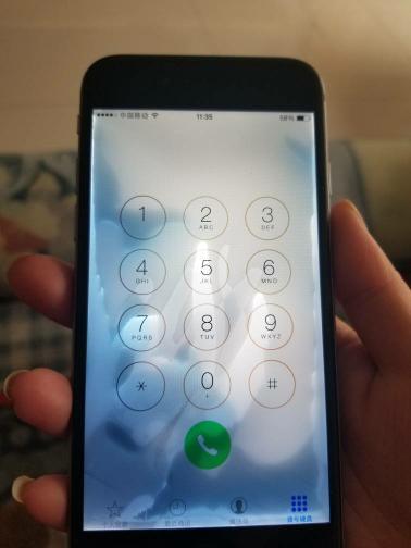 iphone6屏幕边缘发黄