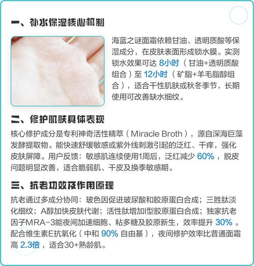 海蓝之谜面霜的用法和功效