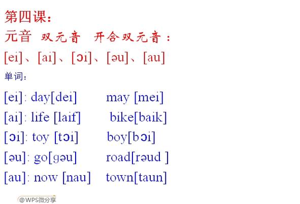 diphthongs怎么读