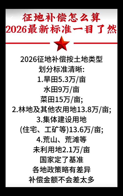 农村土地征地补偿标准