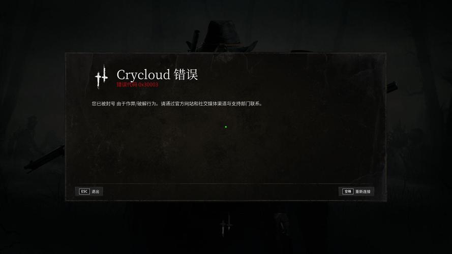 猎杀对决错误代码0x30005