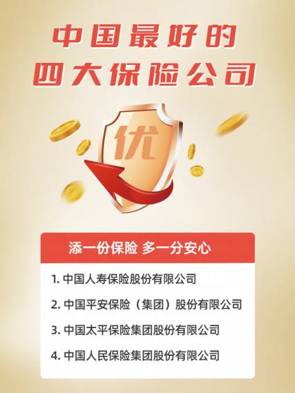 中国最好的四大保险公司